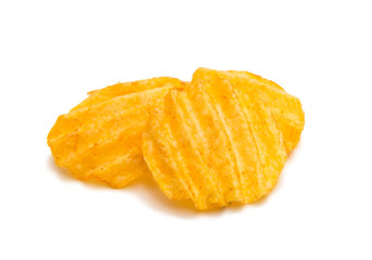 Wavy potato chips