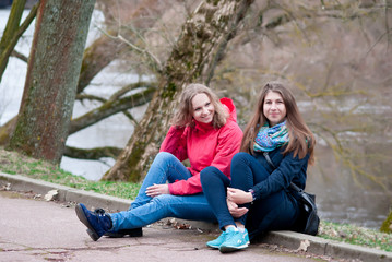 Fototapeta premium Spring walk