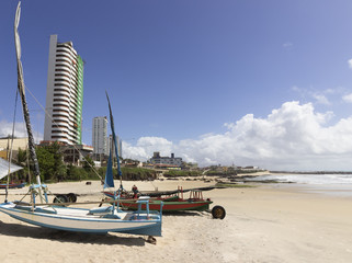 Barcos de pesca, Natal, Brasil