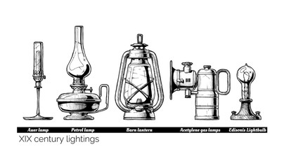 XIX century lightings