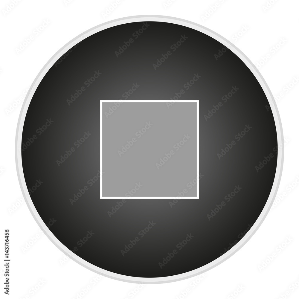 Aufkleber vector image button with a stop sign