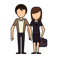 couple people relationship faceless vector illustration eps 10