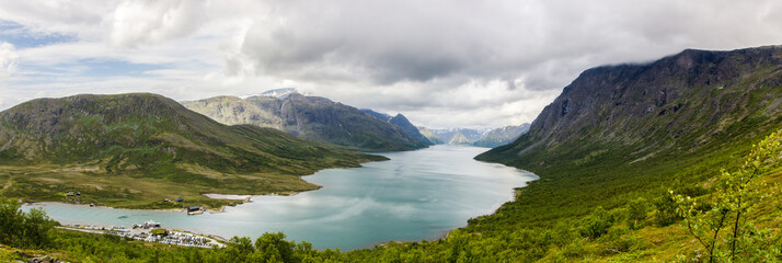 Jotunheimen National Park and mountains in Norway - obrazy, fototapety, plakaty