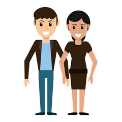 couple people relationship image vector illustration eps 10