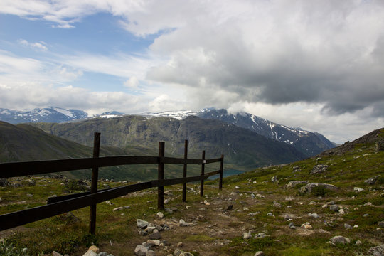 Jotunheimen National Park and mountains in Norway