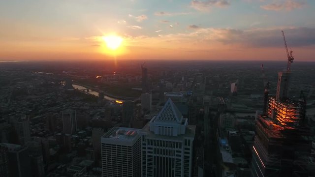 Aerial Pennsylvania Philadelphia September 2016 4K