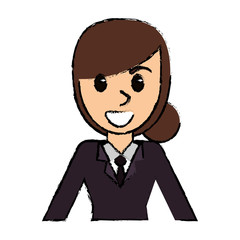 cartoon woman avatar portrait female vector illustration eps 10