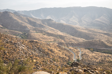 Mountain road in Uzbekistan