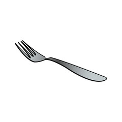 fork cutlery icon image vector illustration design 