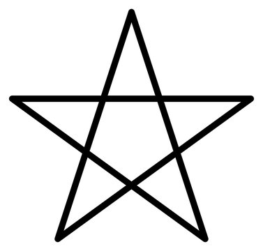 Pentagramm Vektor