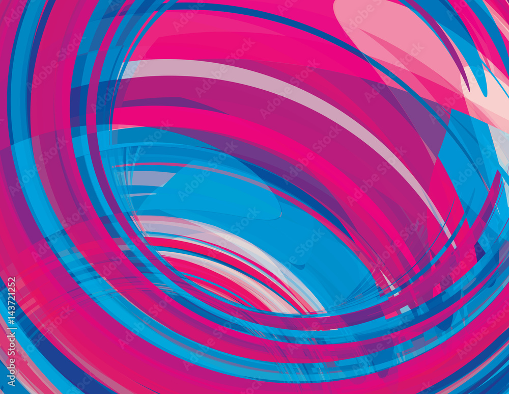 Aufkleber abstract swirl background. vector graphic pattern. cmyk colors