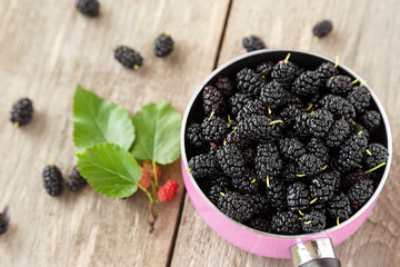berries black mulberry