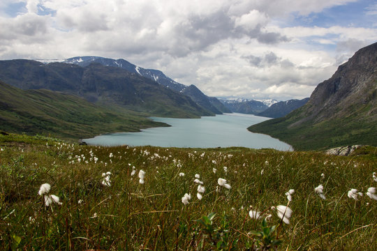 Besseggen In Jotunheimen National Park In Norway