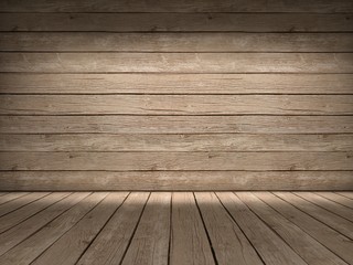 Wood wall