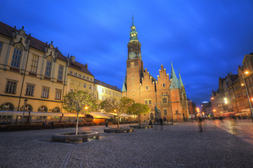 Wrocław Ratusz stare miasto