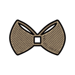 Vintage bow tie icon vector illustration graphic design