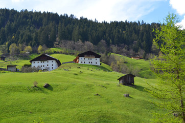 Austria, Tirol, Stubai, traditional house