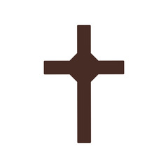 Christianity cross symbol icon vector illustration graphic design