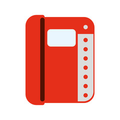 Contacts book isolated icon vector illustration graphic design