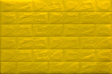 Plastic imitation of bricks, relief wallpaper on the wall decoration for the house