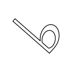 Music note symbol icon vector illustration graphic design