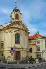 Fototapeta premium Church of the Most Sacred Heart of Our Lord and the Ursuline Convent, Kutna Hora, Czech Republic