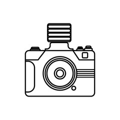 Photographic camera shutter icon vector illustration graphic design