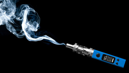 blue electronic cigarette