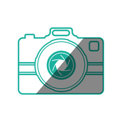 Photographic camera shutter icon vector illustration graphic design