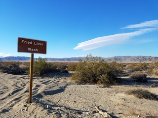 Desert sign