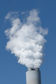 Smoke Billowing From Exhaust Stack