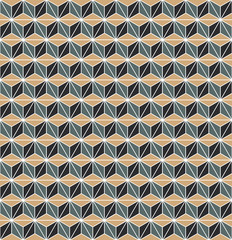 Seamless vintage Art Deco vector pattern background