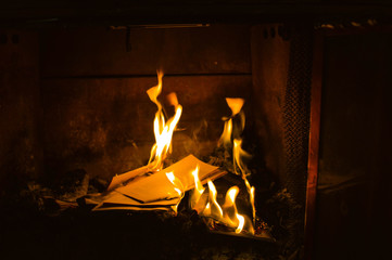 Burning Paper