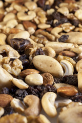 Dried fruit and nuts