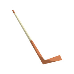 hockey stick icon over white background. colorful design. vector illustration