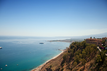 The island of Sicily. Old city. Taormina. 