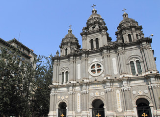 Cathedral of Wangfujing in Beijing, China 