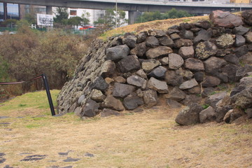 Obraz premium les murs de Cuicuilco