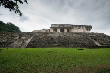 Palenque ruins, Maya archeological site in Mexico