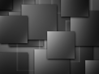Metal square background 