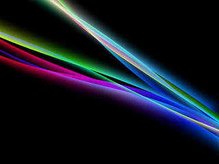 dinamyc flow, stylized waves, vector