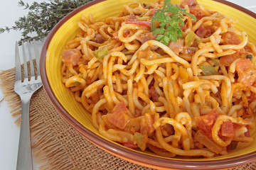 poêlée de pâtes 