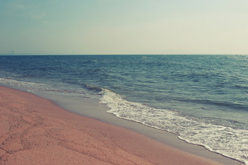 Beaches and tropical seas in Thailand.