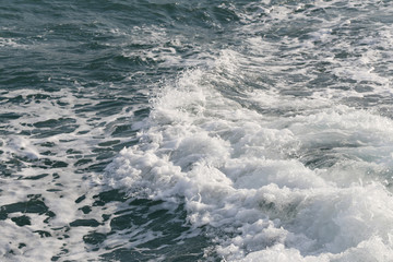 sea wave in the tropical ocean.