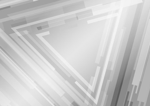 Abstract Gray Triangle Background