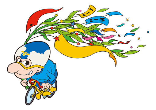 競輪選手キャラクター、競輪、自転車競技、カモメ男