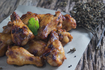 Oven roasted chicken wings