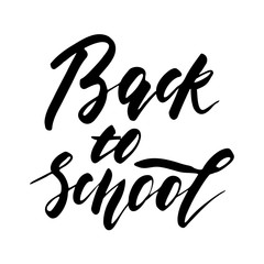 Back to School - lettering design