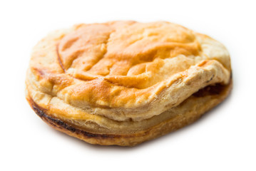 Pizzetta sfoglia, typical food of Cagliari city, Sardinia, Italy