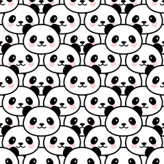 Obraz premium Panda Seamless Pattern